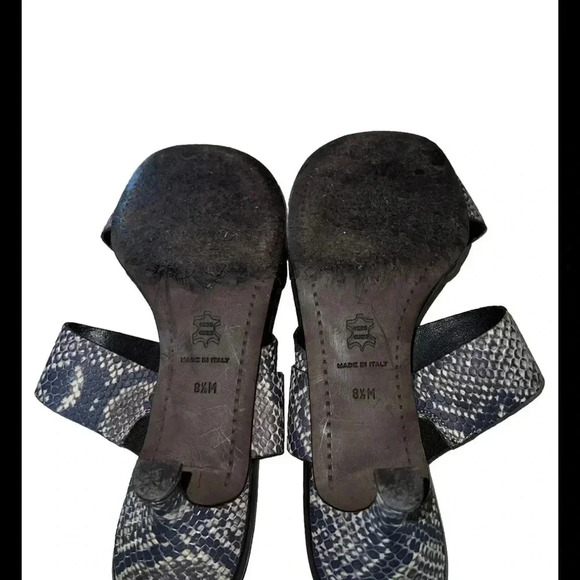 Donald J Pliner Viveca Snakeskin Leather Women's Kitten‎ Heel Size 8.5M - Picture 10 of 10